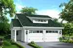 Building Plans Front of Home - Westfall Park Apartment Garage 007D-0241 | House Plans and More