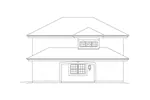 Sunbelt House Plan Right Elevation - Fresno Bay Apartment Garage 007D-0242 | House Plans and More