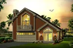 Building Plans Front of Home - Gulf Breeze Apartment Garage 007D-0245 | House Plans and More