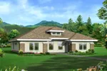 Ranch House Plan Front of Home - Hayden Manor Prairie Duplex 007D-0246 - Search House Plans and More