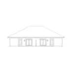 Ranch House Plan Rear Elevation - Hayden Manor Prairie Duplex 007D-0246 - Search House Plans and More