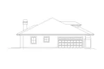 Sunbelt House Plan Left Elevation - Key Largo Coastal Style Home 007D-0247 - Search House Plans and More