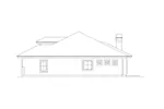 Sunbelt House Plan Right Elevation - Key Largo Coastal Style Home 007D-0247 - Search House Plans and More