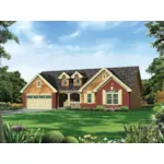 Country French House Plan Front of Home - Craigland Hills Country Home 007D-0249 - Search House Plans and More