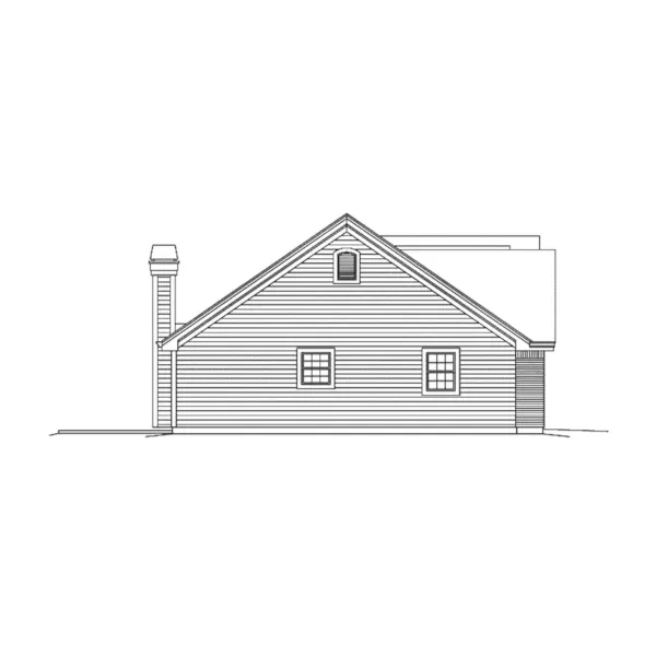 Country French House Plan Left Elevation - Craigland Hills Country Home 007D-0249 - Search House Plans and More