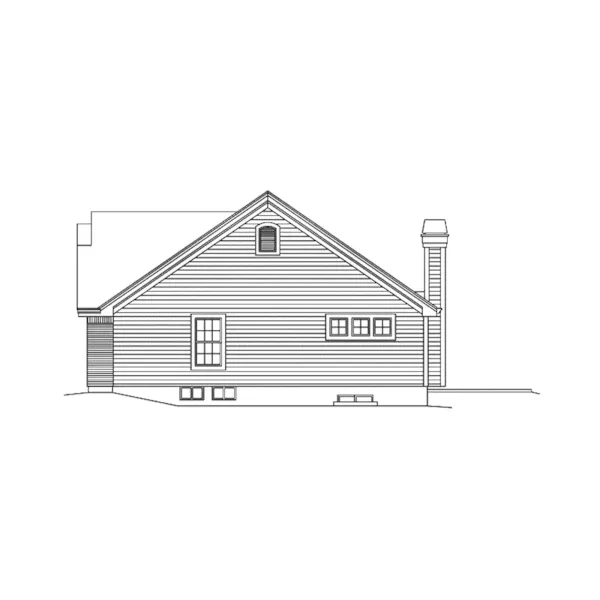 Country French House Plan Right Elevation - Craigland Hills Country Home 007D-0249 - Search House Plans and More