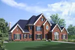 Luxury House Plan Front of Home - Lacerne Place Luxury Home 007D-0250 - Shop House Plans and More