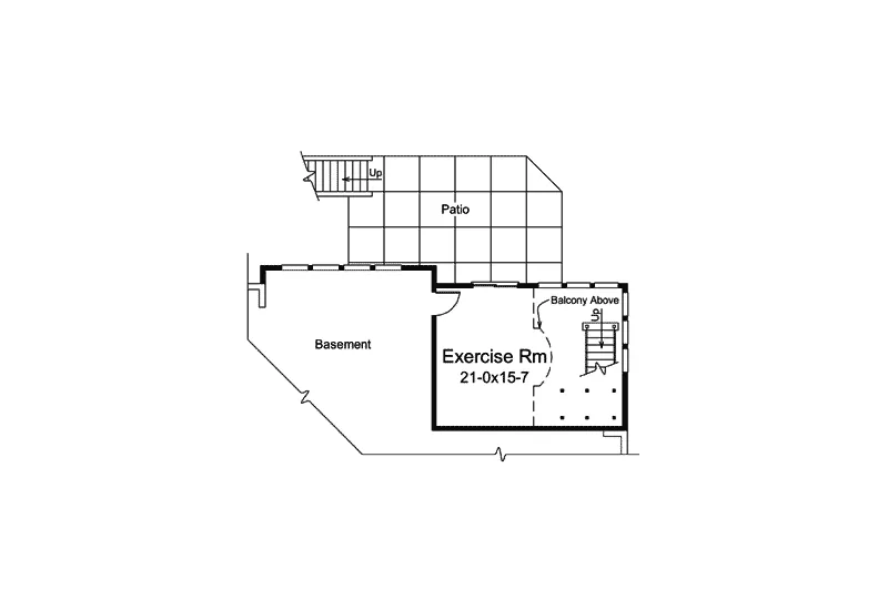 Traditional House Plan Lower Level Floor - Lacerne Place Luxury Home 007D-0250 - Shop House Plans and More