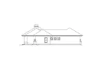 Sunbelt House Plan Right Elevation - Carabio Cove Florida Style Home 007D-0251 - Search House Plans and More