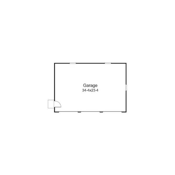 Country House Plan Garage Floor Plan - Oakleigh Lane Country Home 007D-0252 - Shop House Plans and More