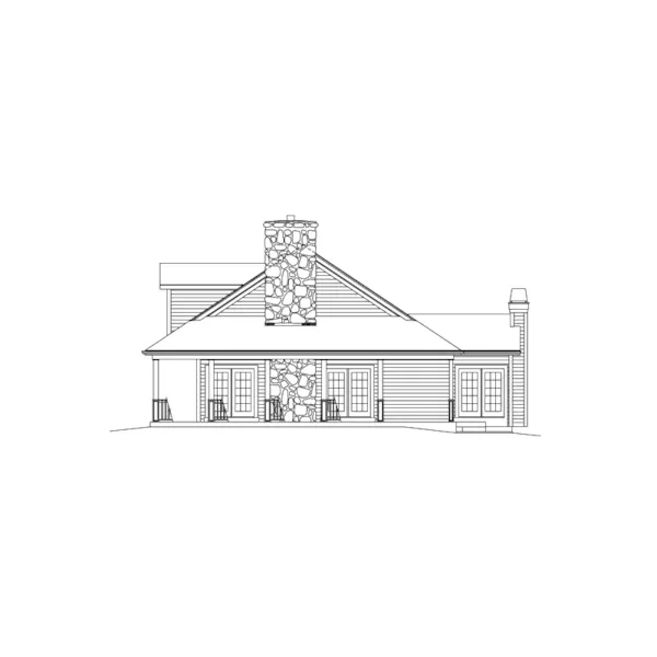 Country House Plan Right Elevation - Oakleigh Lane Country Home 007D-0252 - Shop House Plans and More