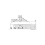 Country House Plan Right Elevation - Oakleigh Lane Country Home 007D-0252 - Shop House Plans and More