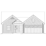 Arts & Crafts House Plan Front Elevation - Conner Hill 007D-5060 - Search House Plans and More