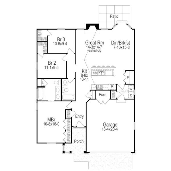 Arts & Crafts House Plan Optional Basement - Conner Hill 007D-5060 - Search House Plans and More