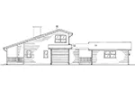 Contemporary House Plan Right Elevation - Sunnydell Country Home 008D-0056 - Shop House Plans and More