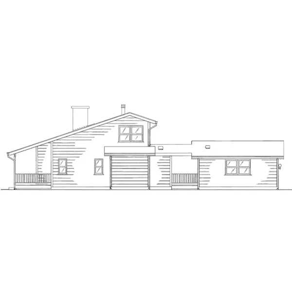 Country House Plan Right Elevation - Sunnydell Country Home 008D-0056 - Shop House Plans and More