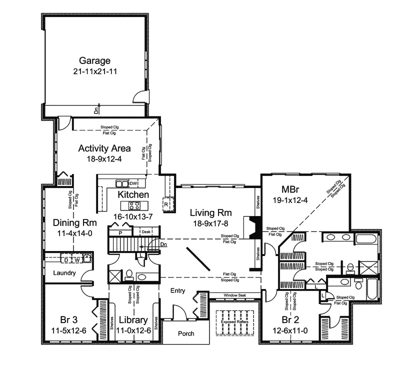 Florida House Plan First Floor - Oro Vista Luxury Home 008D-0061 - Shop House Plans and More