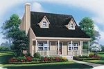 Acadian Country Home With Enjoyable Dormers