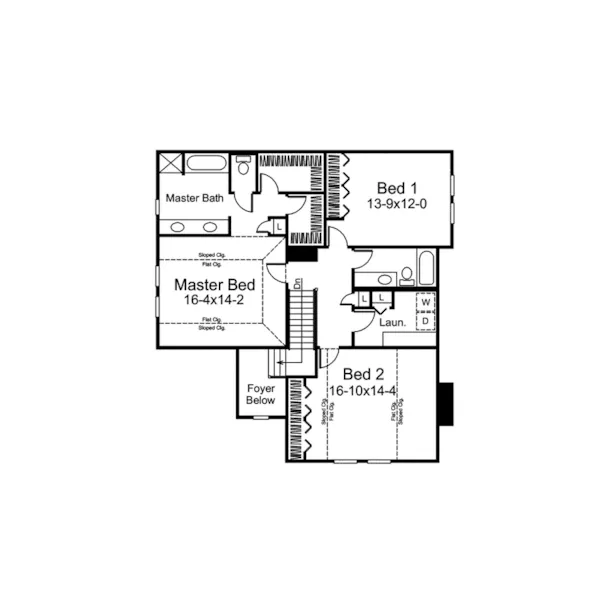 Victorian House Plan Second Floor - Elegante Victorian Home 008D-0073 - Search House Plans and More