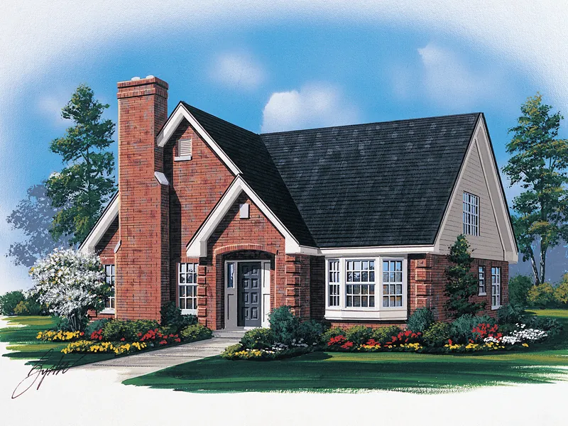 Traditional House Plan Front Image - Winslow Cottage Home 008D-0076 - Shop House Plans and More
