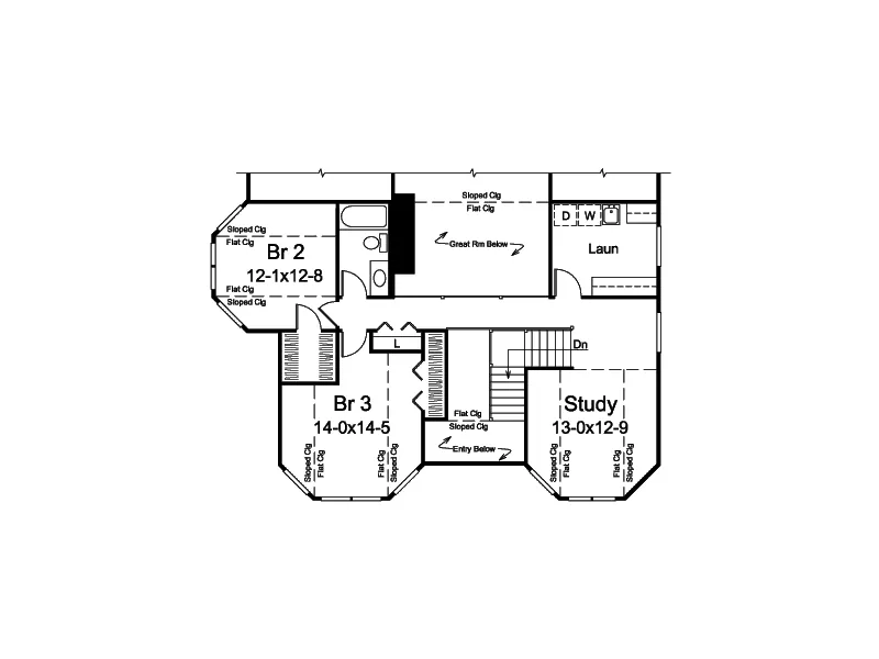 Country House Plan Second Floor - Victoria Country Home 008D-0081 - Shop House Plans and More