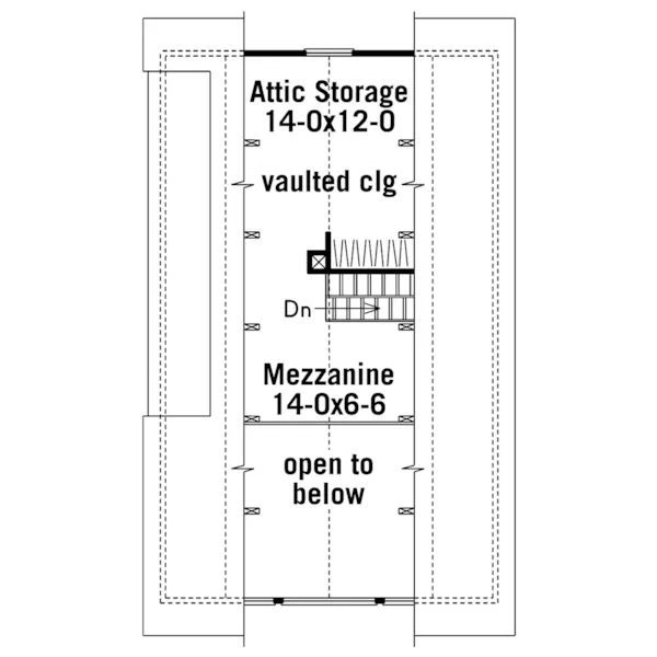 A-Frame House Plan Second Floor - Cochise A-Frame Vacation Home 008D-0136 - Search House Plans and More