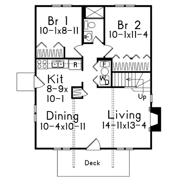 Contemporary House Plan First Floor - Mt. Geneva Lake Home 008D-0138 - Shop House Plans and More