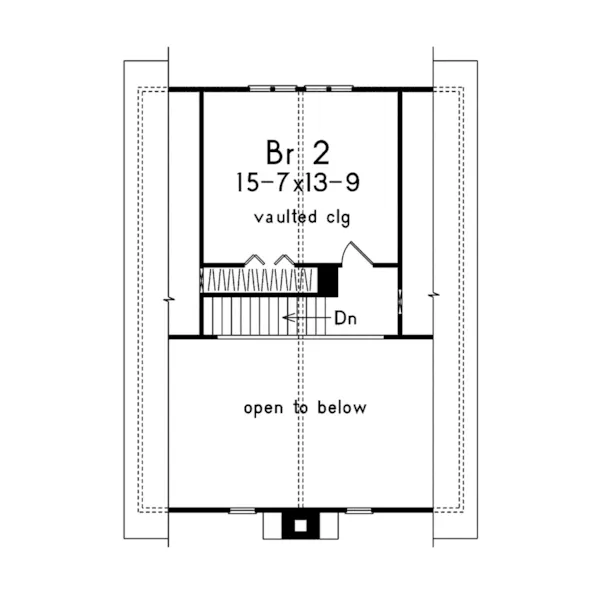 Cabin & Cottage House Plan Second Floor - Hillsdale Country Home 008D-0141 - Search House Plans and More