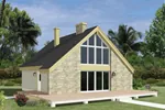 Stone Front A-Frame Home 