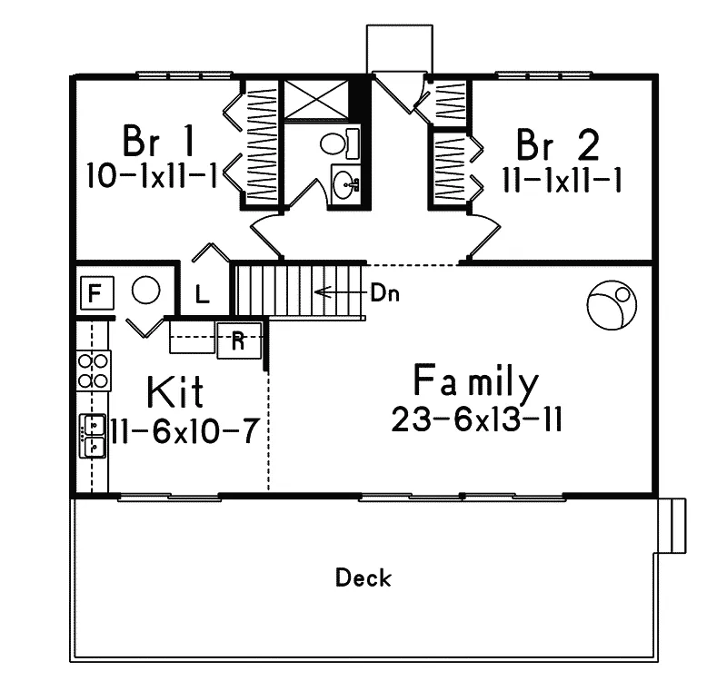 Contemporary House Plan First Floor - Amberhill Contemporary Home 008D-0156 - Search House Plans and More