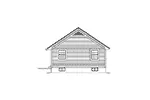 Building Plans Rear Elevation - Sabina Garage With Shop 009D-7523 | House Plans and More