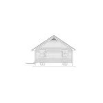 Building Plans Rear Elevation - Sabina Garage With Shop 009D-7523 | House Plans and More