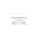 Building Plans Left Elevation - Summersun Pool Pavilion  009D-7527 | House Plans and More