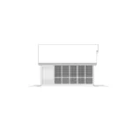 Building Plans Left Elevation - Ellen Screened Shelter Kitchen 009D-7528 | House Plans and More