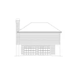 Building Plans Rear Elevation - Laronda Game Room / Sports Bar 009D-7533 | House Plans and More