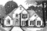 Sunbelt House Plan Front Image of House - Allendale Country French Home 010D-0002 - Search House Plans and More