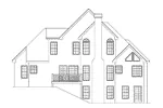 Sunbelt House Plan Rear Elevation - Allendale Country French Home 010D-0002 - Search House Plans and More