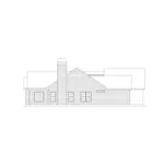 Traditional House Plan Left Elevation - Oakbriar Ranch Home 010D-0003 - Shop House Plans and More