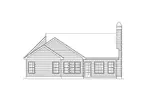 Traditional House Plan Rear Elevation - Oakbriar Ranch Home 010D-0003 - Shop House Plans and More