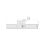 Traditional House Plan Right Elevation - Oakbriar Ranch Home 010D-0003 - Shop House Plans and More