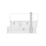 Traditional House Plan Right Elevation - Ridgeland Traditional Home 010D-0004 - Shop House Plans and More