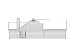 Traditional House Plan Left Elevation - Strickland Traditional Home 010D-0006 - Shop House Plans and More