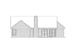 Ranch House Plan Rear Elevation - Strickland Traditional Home 010D-0006 - Shop House Plans and More