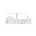 Traditional House Plan Rear Elevation - Strickland Traditional Home 010D-0006 - Shop House Plans and More