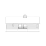 Traditional House Plan Rear Elevation - Langham Rustic Mountain Home 010D-0007 - Shop House Plans and More