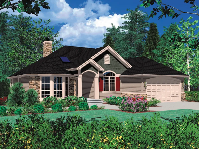 Craftsman House Plan Front Photo 03 - Dickerson Craftsman Home 011D-0003 - Search House Plans and More