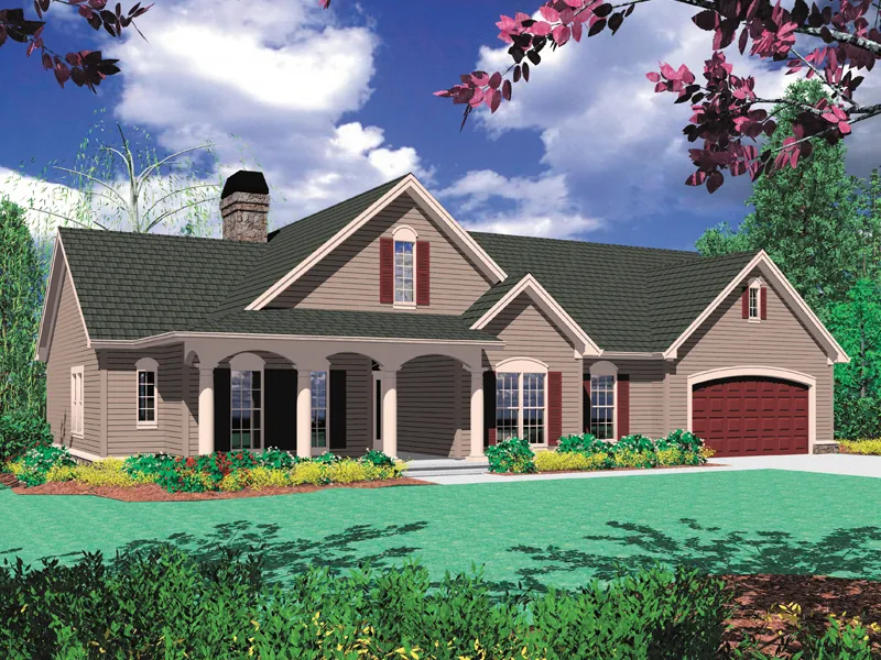 Shingle House Plan Front Image - Irvine Haven Shingle Style Home 011D-0006 - Search House Plans and More