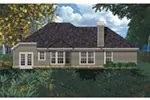 Craftsman House Plan Rear Photo 01 - Rosedell Craftsman Home 011D-0011 - Shop House Plans and More