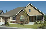 Traditional House Plan Front Photo 08 - Springfall Craftsman Ranch Home 011D-0013 - Shop House Plans and More