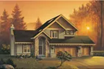 Country House Plan Front Image - Redstone Shingle Craftsman Home 011D-0015 - Shop House Plans and More